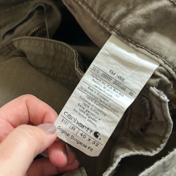 Carhartt Loose Fit Canvas Utility Work Pants - Picture 6 of 6